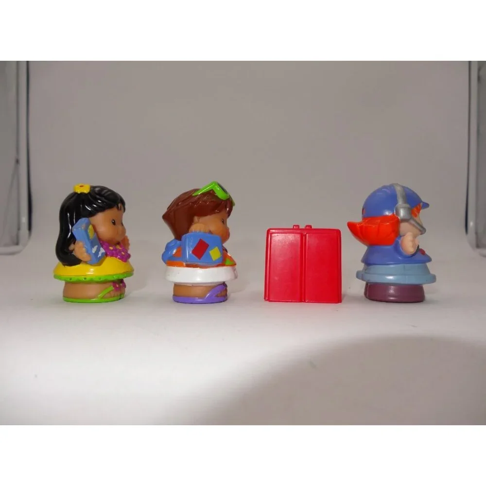 Fisher Price Little People Airplane Lights & Sound 2005 Suitcase 3 Little People